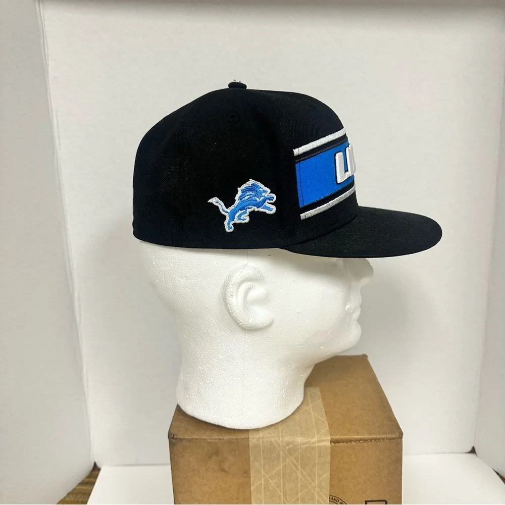 New Era Detroit Lions Sideline Black 59FIFTY Fitted Men’s Hat